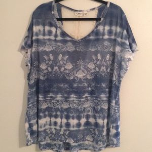 Cato Top with Lace on Back size 22/24W
